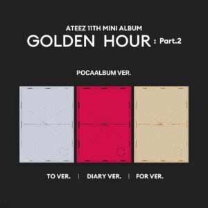 ATEEZ 11th Mini Álbum [GOLDEN HOUR : Part.2] (Pocaalbum Ver.)