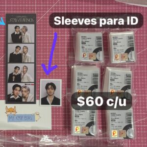 Sleeves Popcorn HARD 35 x 45 mm. (para fotos tipo ID)