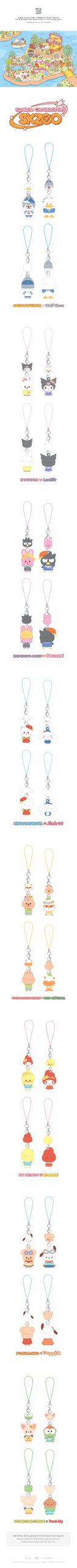 MINI FIGURE COUPLE KEYRING - SKZOO X SANRIO CHARACTERS (8 versiones) - Image 3