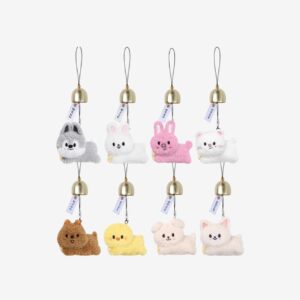 SKZOO PLUSH DOOR BELL KEYRING - RUN IT (8 versiones)