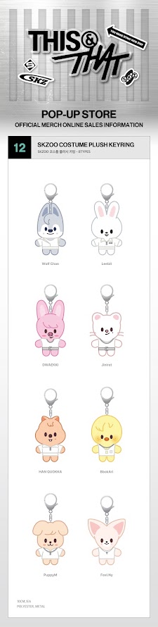 SKZOO COSTUME PLUSH KEYRING - THIS & THAT (8 Versiones) - Image 3